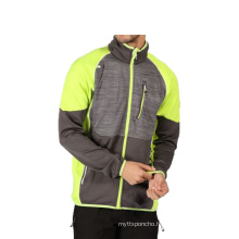 wholesale color block softshell jacket sports windproof waterproof